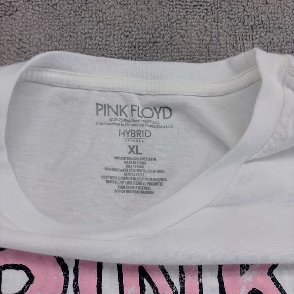 Pink Floyd Shirt Men XL White Tie Dye "Division Bell Heads" Graphic Classic Rock - Picture 3 of 8